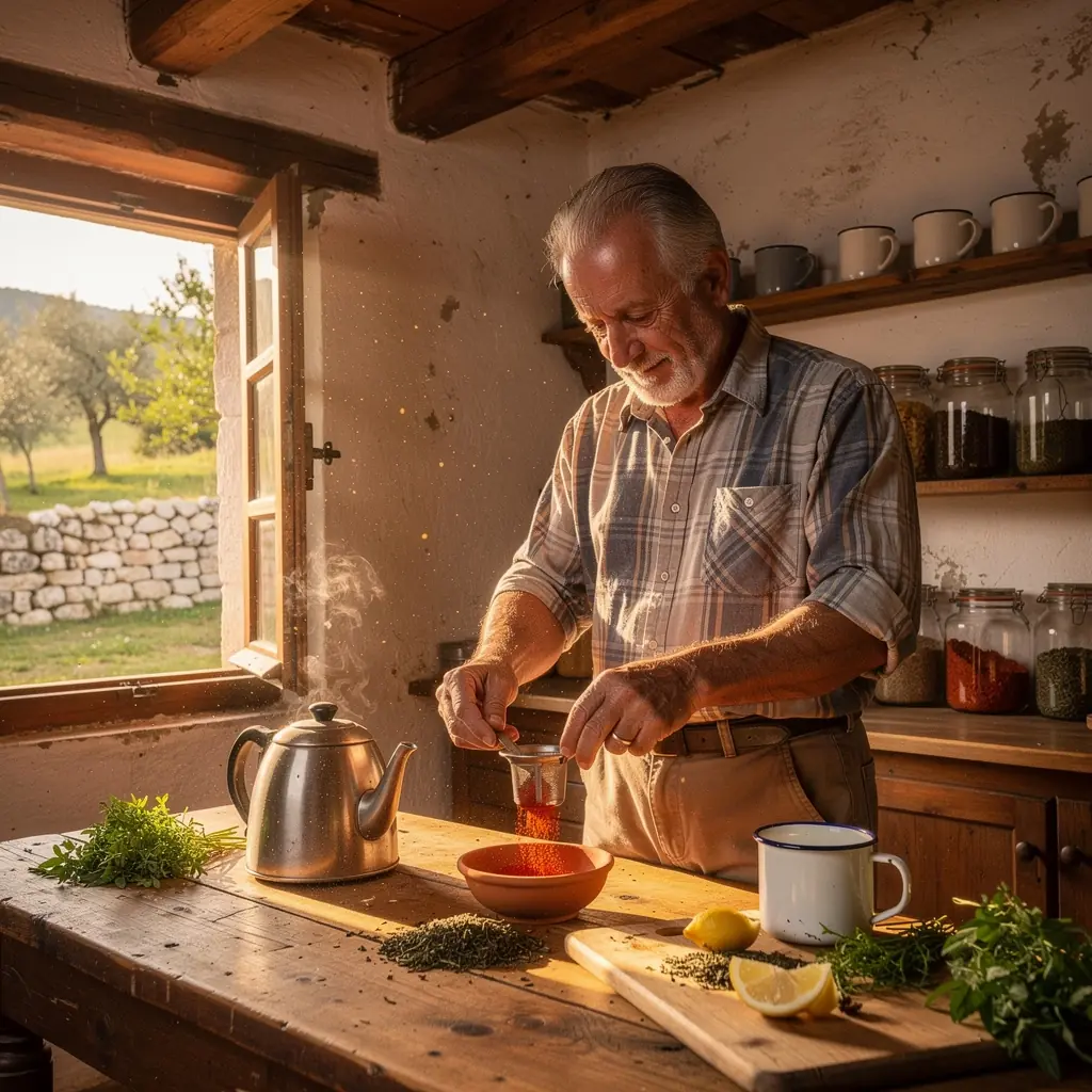 Pakiranje čaja s naglaskom na prednosti za zdravlje i mršavljenje.