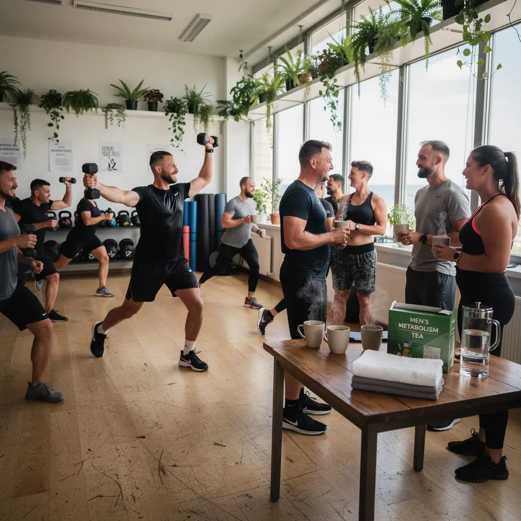 Zeleni čaj s cayenne paprom u modernoj ambalaži.